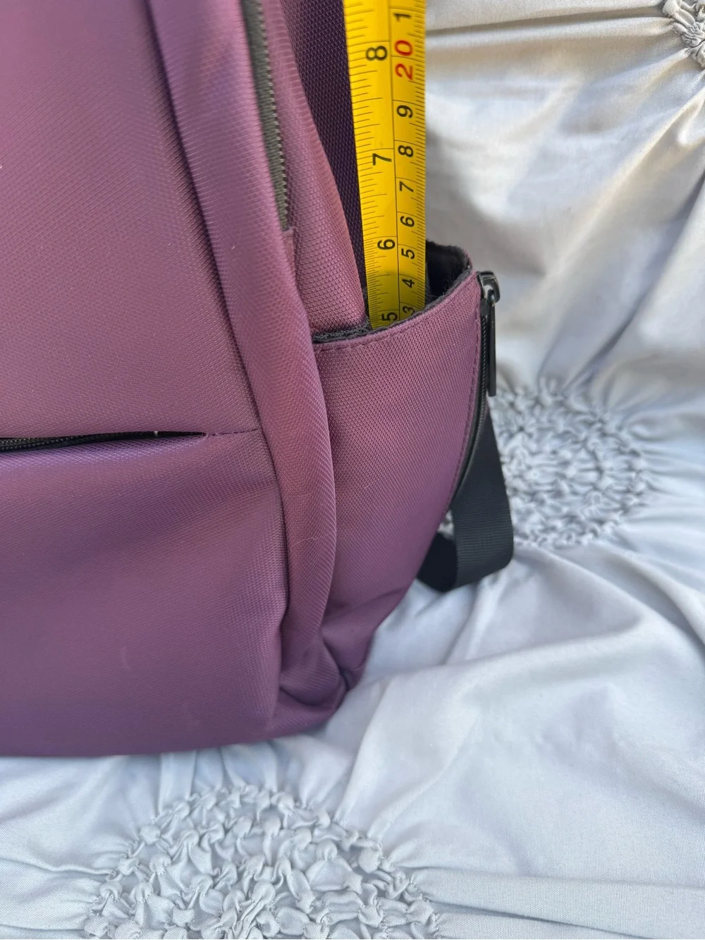 Purple   Backpack with USB Charging Port